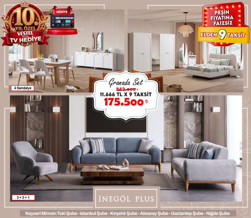 GRANADA DÜĞÜN PAKETİ 10.YILIMIZA ÖZEL!