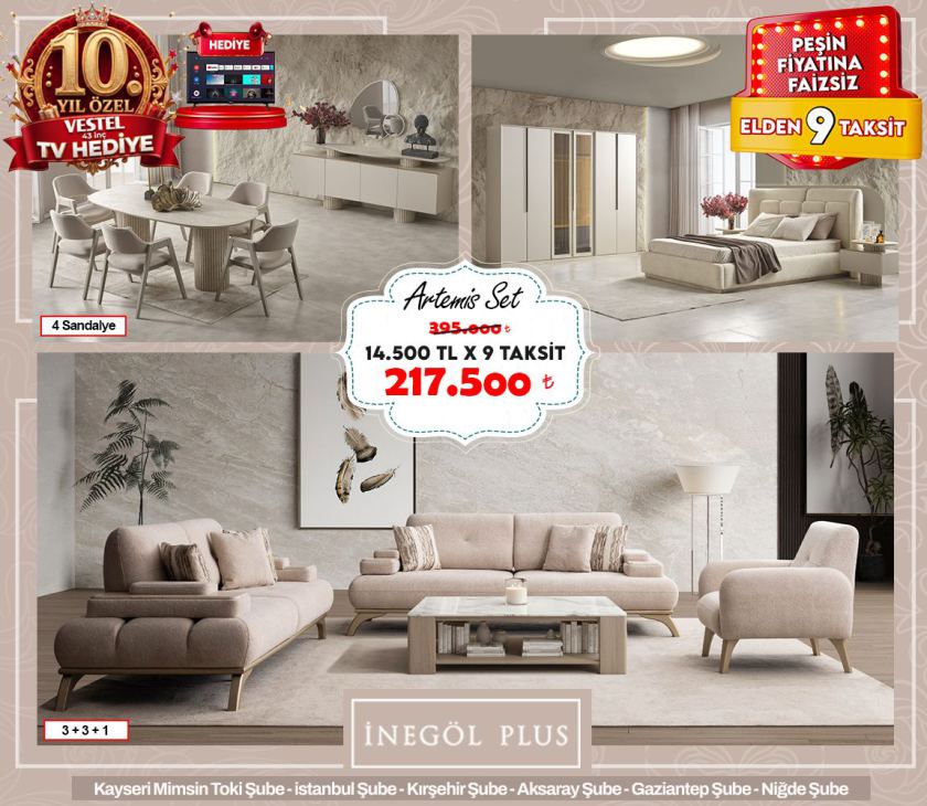 ARTEMİS DÜĞÜN PAKETİ 10.YILIMIZA ÖZEL!