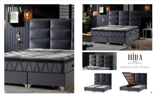 Hira Set (baza,baslık,yatak) 150 x 200 ölçü.