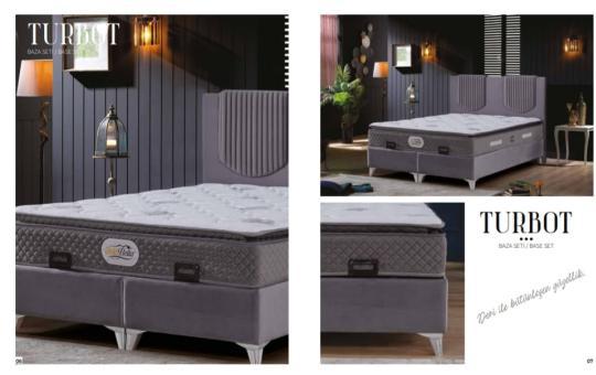 Turbot Set (baza,baslık,yatak) 150 x 200 ölçü.