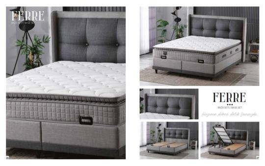 Ferre Set (baza,baslık,yatak) 150 x 200 ölçü.