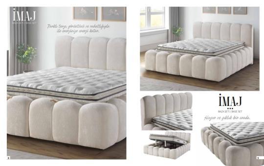 İmaj Set (baza,baslık,yatak) 150 x 200 ölçü.