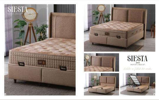 Siesta set (baza,baslık,yatak) 150 x 200 ölçü