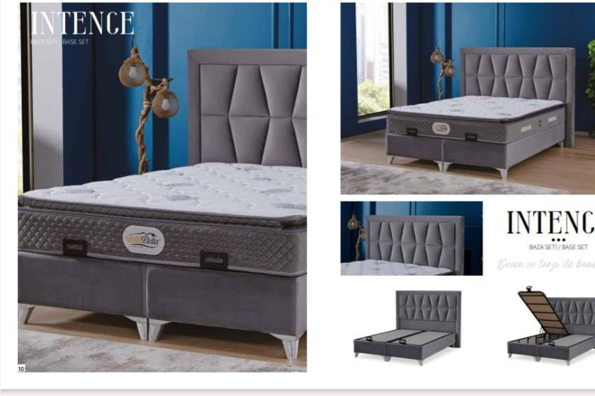 İntence Set (baza,baslık,yatak) 150 x 200 ölçü.