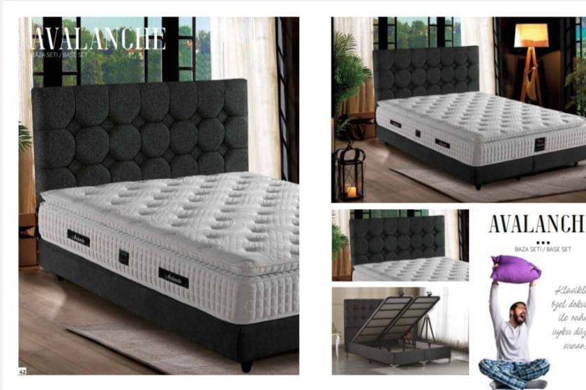 Avalanche Set (baza,baslık,yatak) 150 x 200 ölçü.