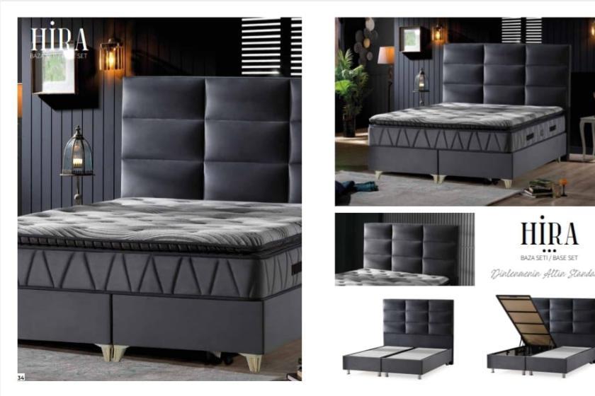 Hira Set (baza,baslık,yatak) 150 x 200 ölçü.