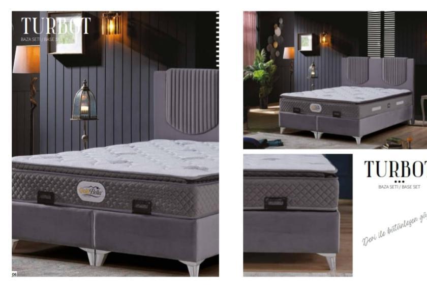 Turbot Set (baza,baslık,yatak) 150 x 200 ölçü.