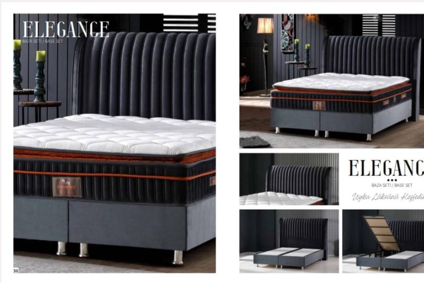 Elegance Set (baza,baslık,yatak) 150 x 200 ölçü